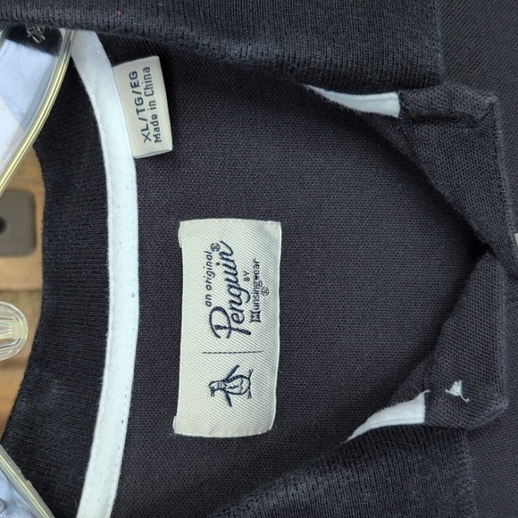 Original Penguin Mega Pete Pique Polo Shirt, Dark Sapphire - Men's XL - Picture 2 of 7